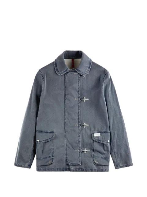 toggle collared jacket by FAY