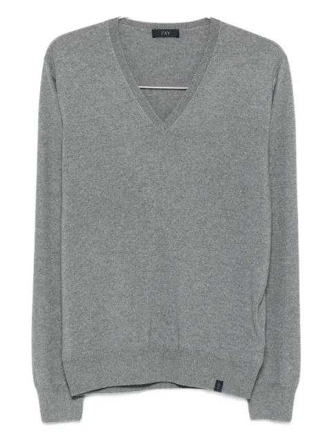 v-neck wool sweater by FAY