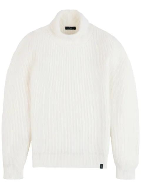 virgin-wool jumper by FAY