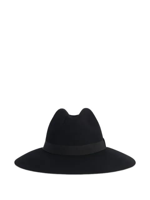 wide-brimmed fedora hat by FAY
