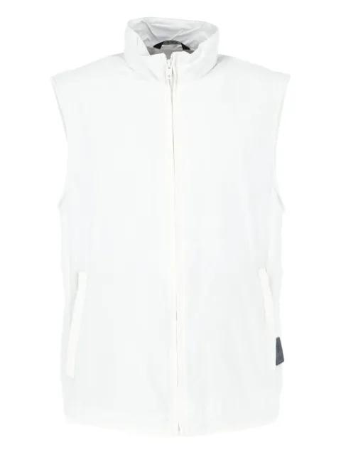 zip sleeveless gilet by FAY