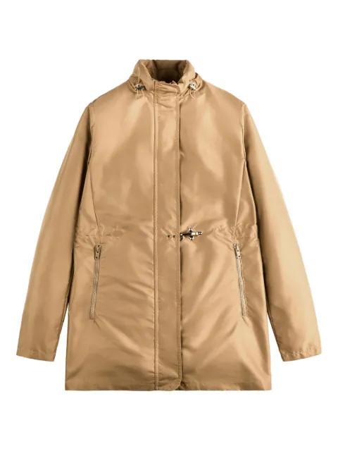 zipped parka coat by FAY