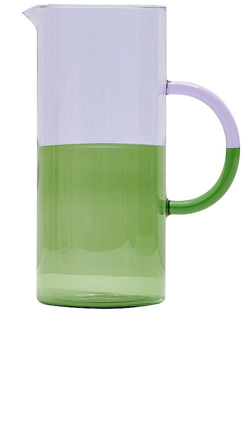 Fazeek Two Tone Pitcher in Lavender,Green by FAZEEK