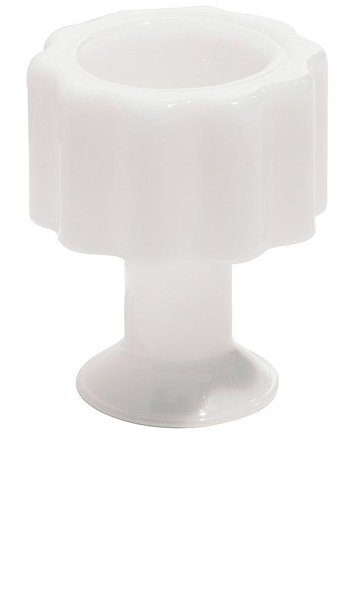 Fazeek Wave Candle Holder in White by FAZEEK