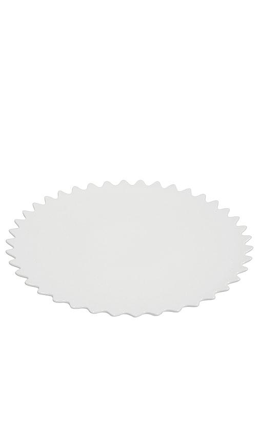 Fazeek Zigzag Platter in White by FAZEEK