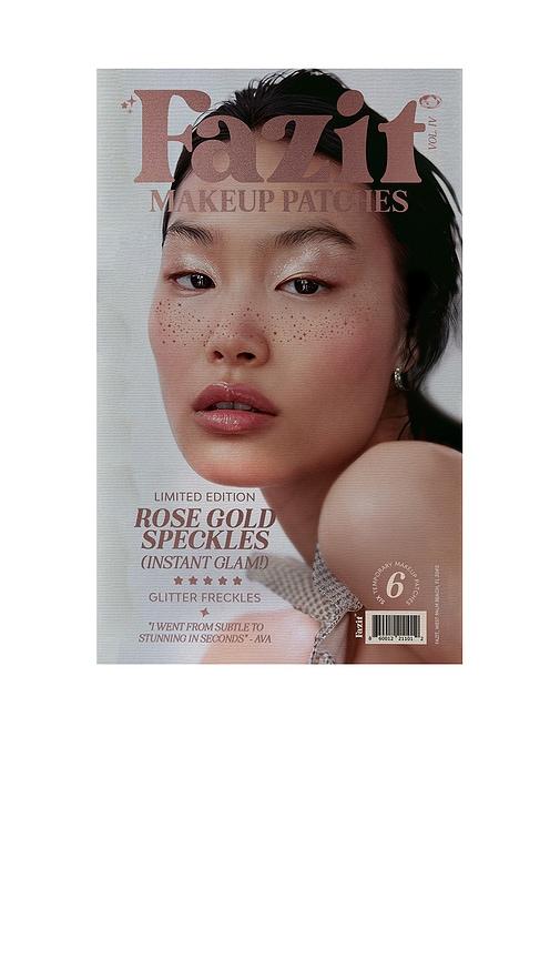 Fazit Beauty Glitter Freckle Makeup Patches in Rose Gold by FAZIT BEAUTY