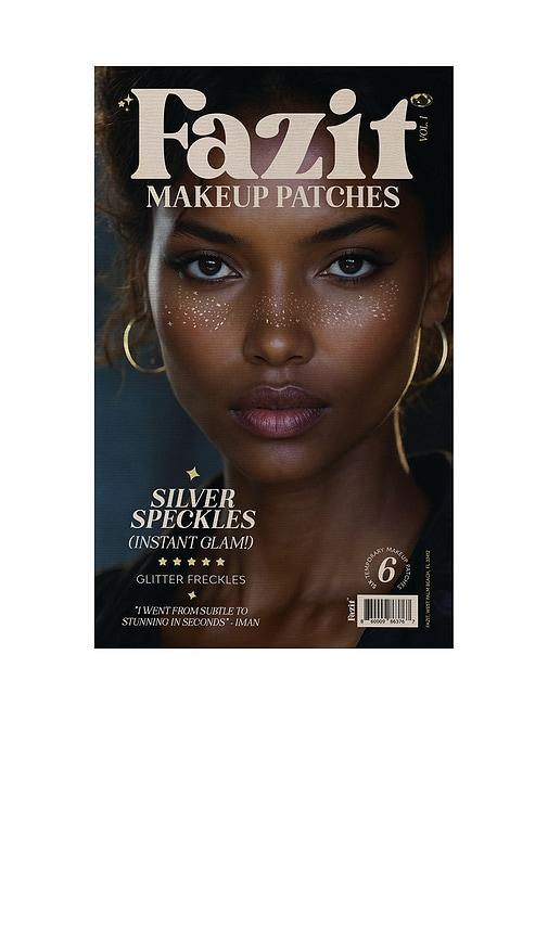 Fazit Beauty Glitter Freckle Makeup Patches in Silver by FAZIT BEAUTY
