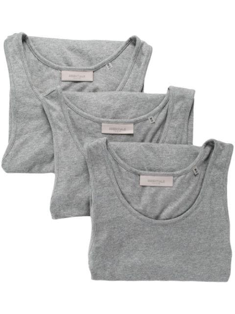 3 pack longline tank tops by FEAR OF GOD