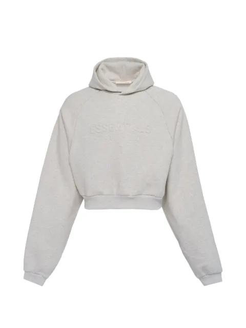 90's Raglan logo-detail hoodie by FEAR OF GOD