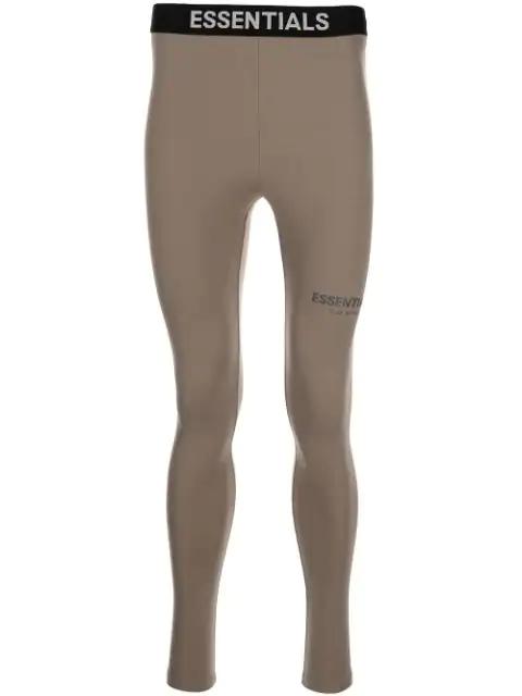 Athletic logo-waist leggings by FEAR OF GOD