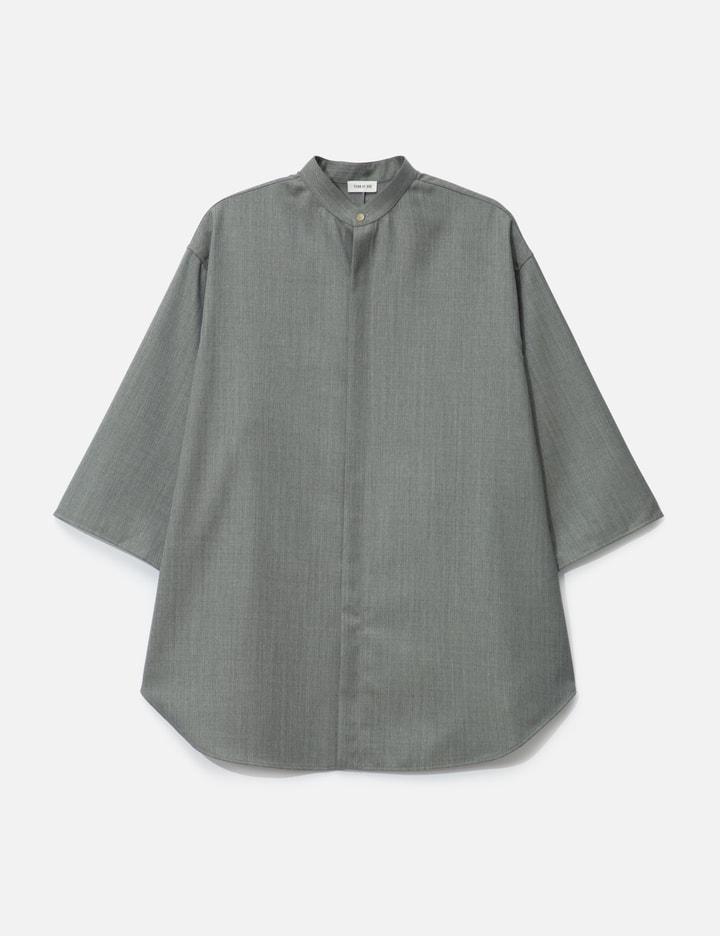 Band Collar Short Sleeve Shirt by FEAR OF GOD