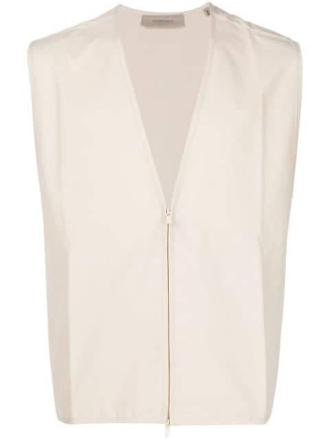 Barn zip-up vest by FEAR OF GOD