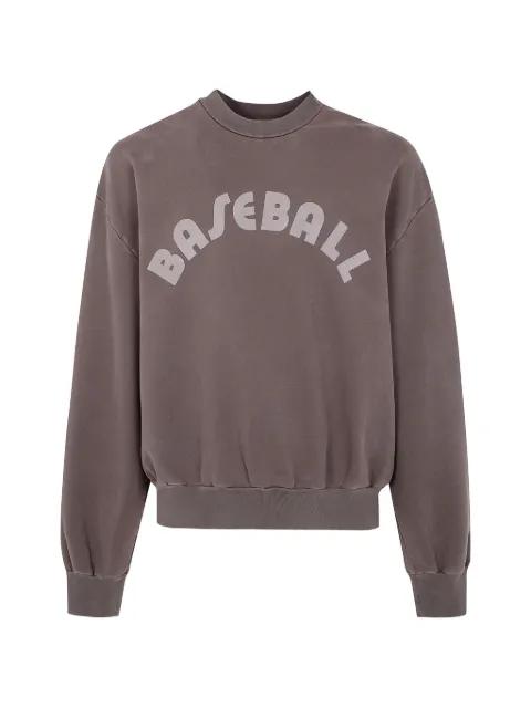 Baseball lettering-print sweater by FEAR OF GOD