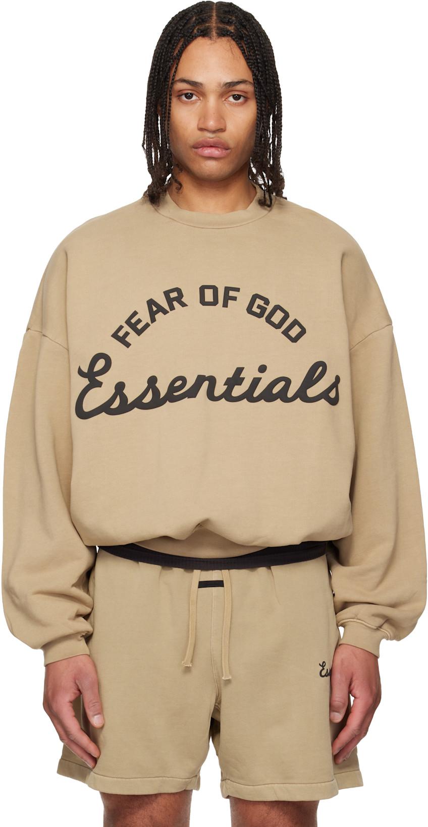Beige Training 90s Crewneck Sweatshirt by FEAR OF GOD