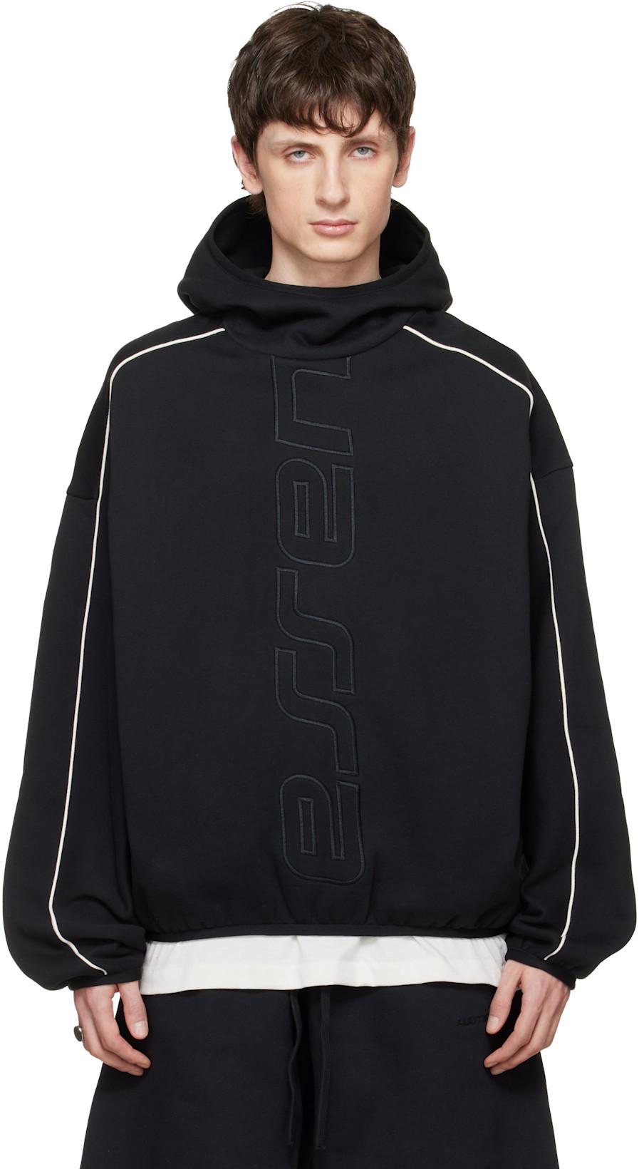 Black Active Trace Modern Fleece Hoodie by FEAR OF GOD