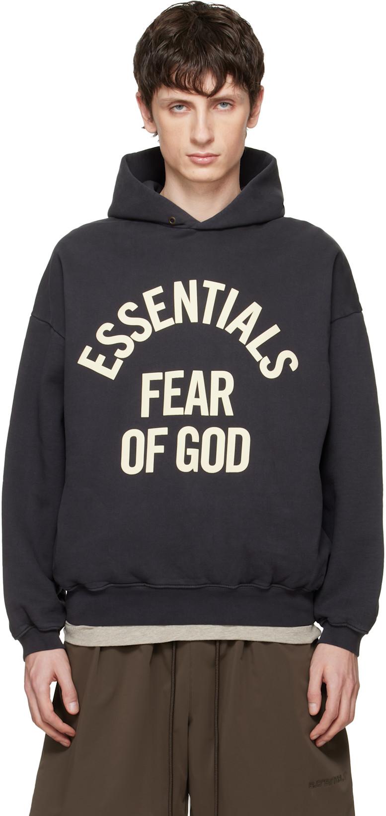Black Campus 90s Hoodie by FEAR OF GOD