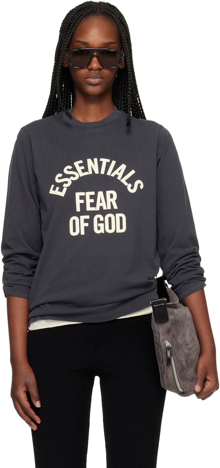Black Campus Classic Long Sleeve T-shirt by FEAR OF GOD