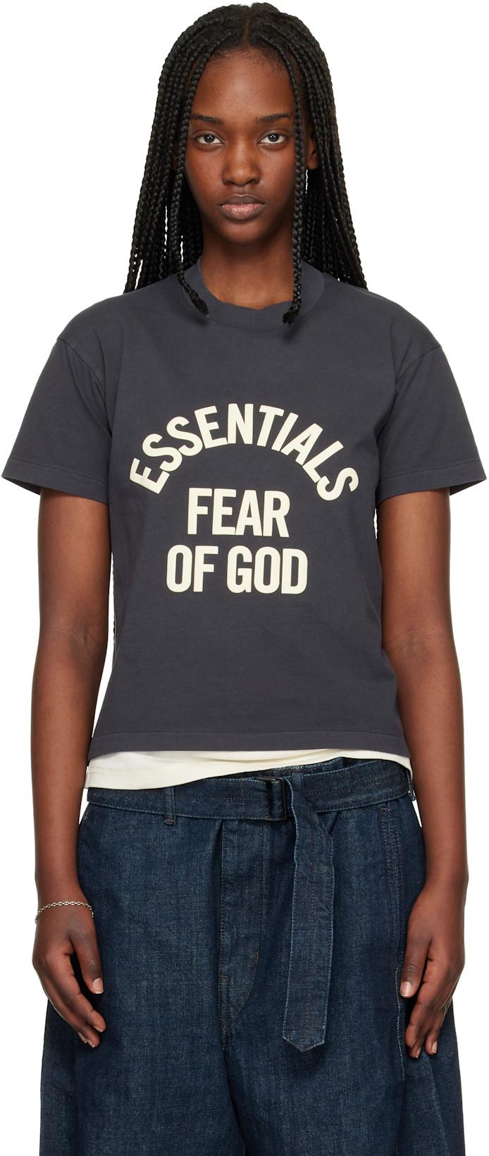 Black Campus Classic Short Sleeve T-shirt by FEAR OF GOD