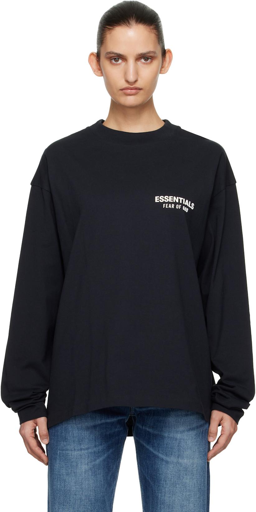 Black Classic Long Sleeve T-shirt by FEAR OF GOD