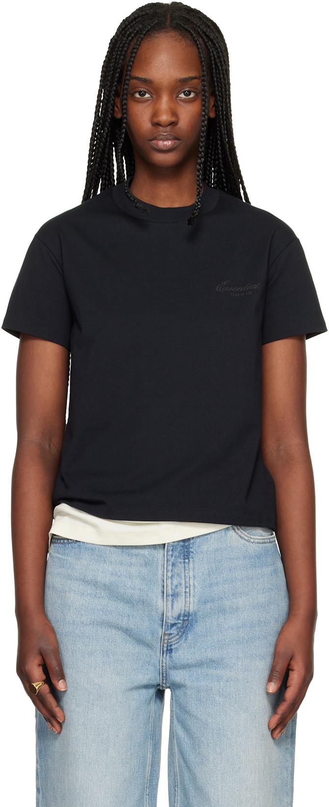 Black Classic Short Sleeve T-shirt by FEAR OF GOD