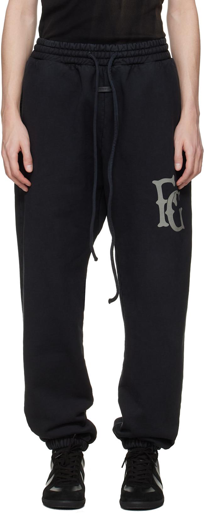 Black FG Classic Sweatpants by FEAR OF GOD