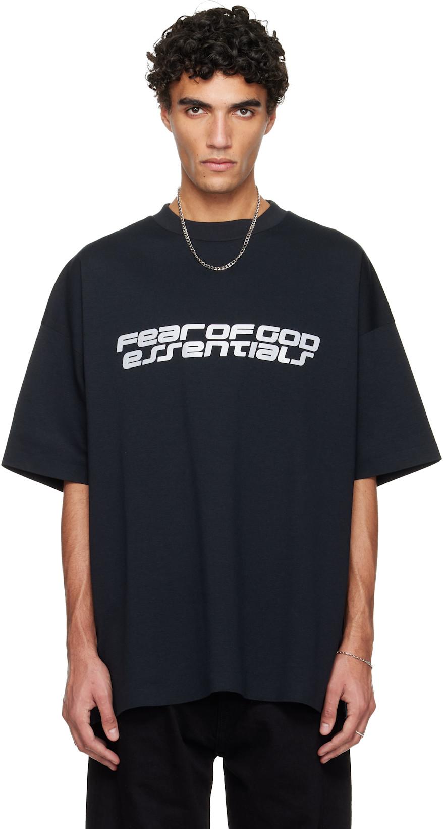 Black Holiday Ponte 90s T-shirt by FEAR OF GOD