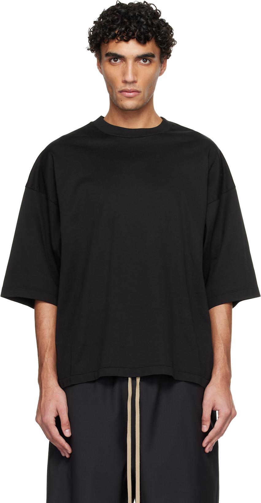 Black Relaxed S/S T-shirt by FEAR OF GOD