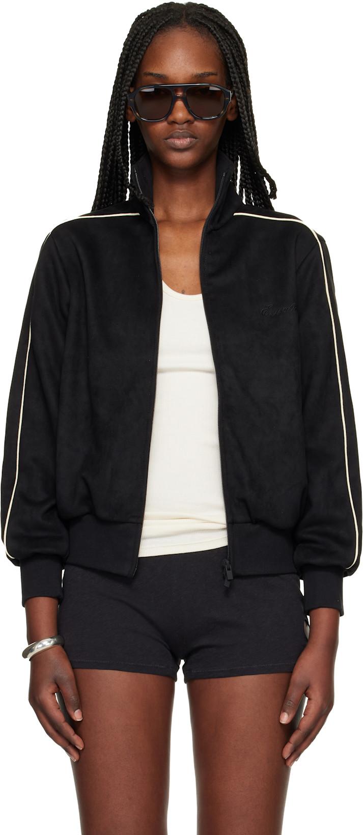 Black Signature Vintage Fit Track Jacket by FEAR OF GOD