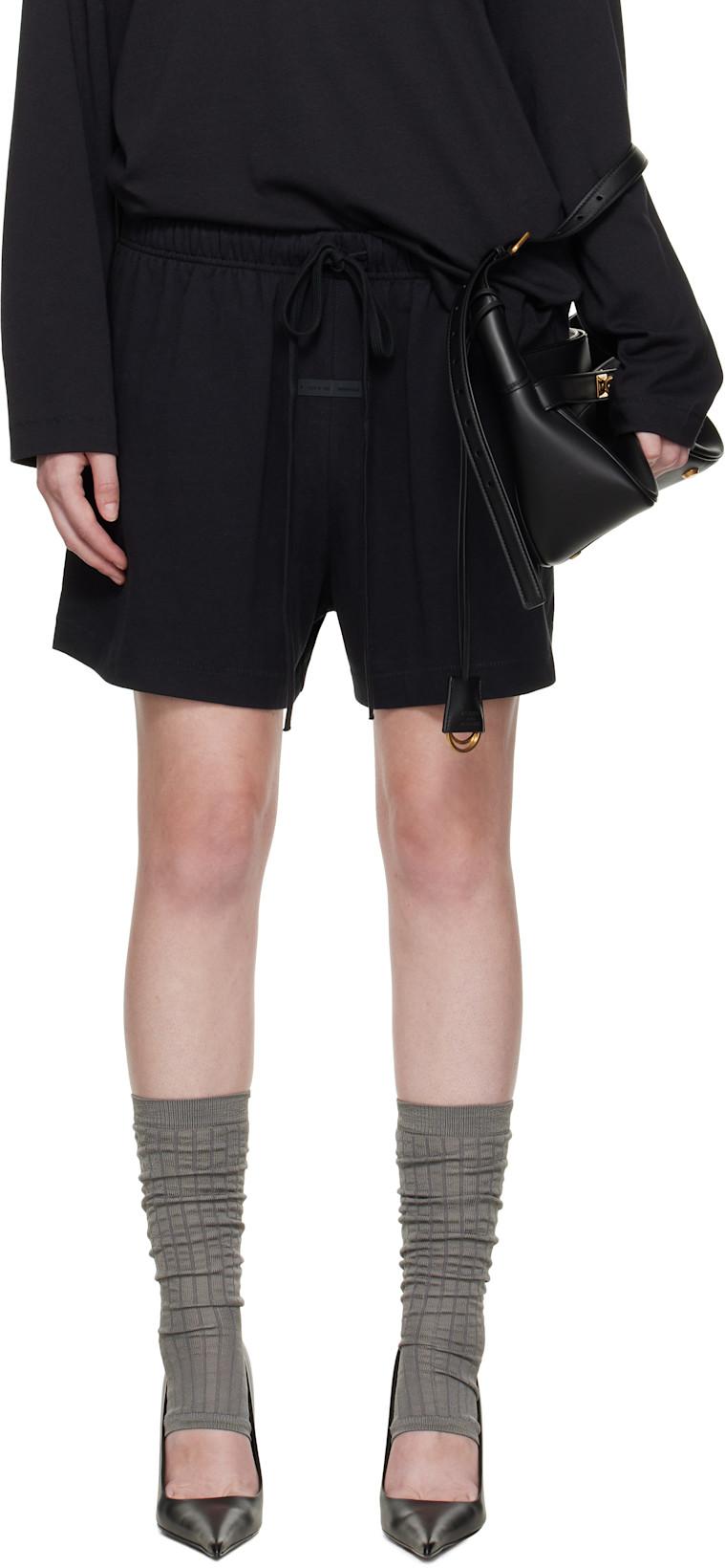 Black Soccer Shorts by FEAR OF GOD