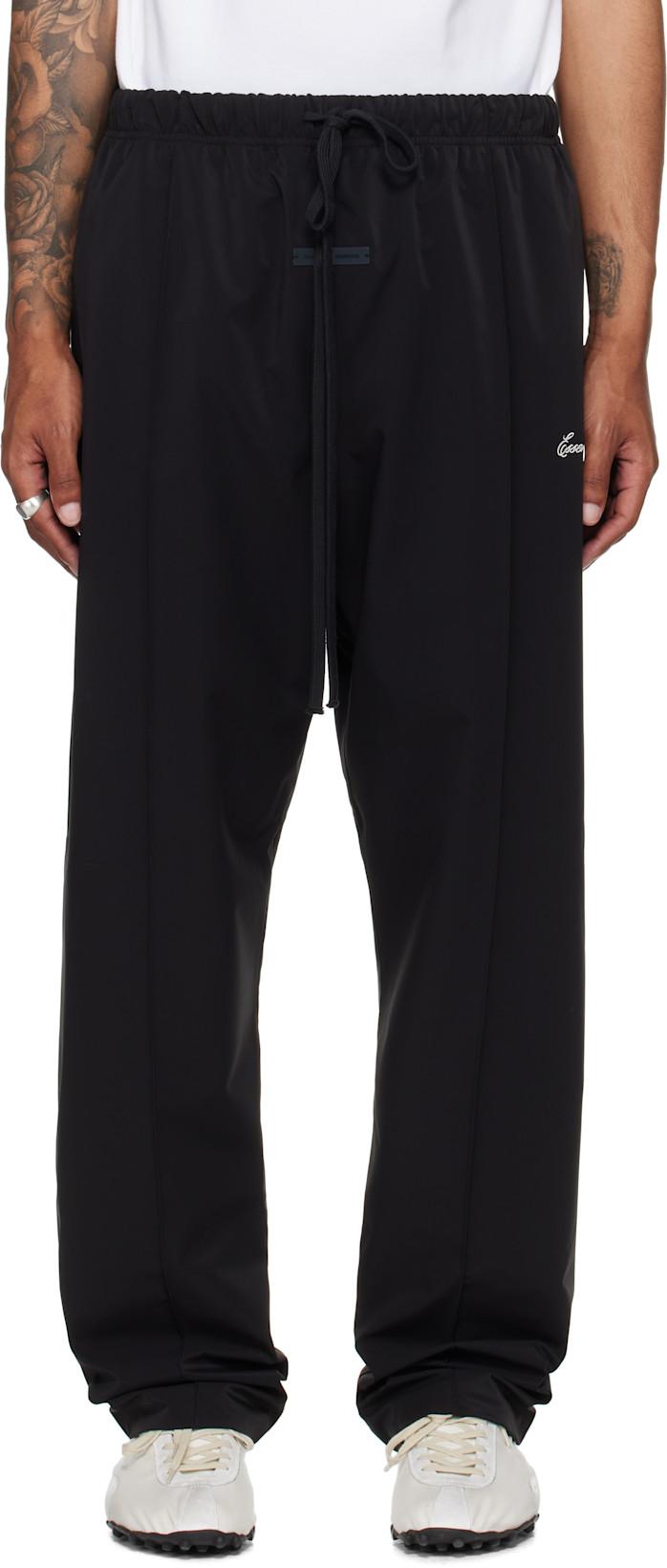 Black Sporty Relaxed Track Pants by FEAR OF GOD