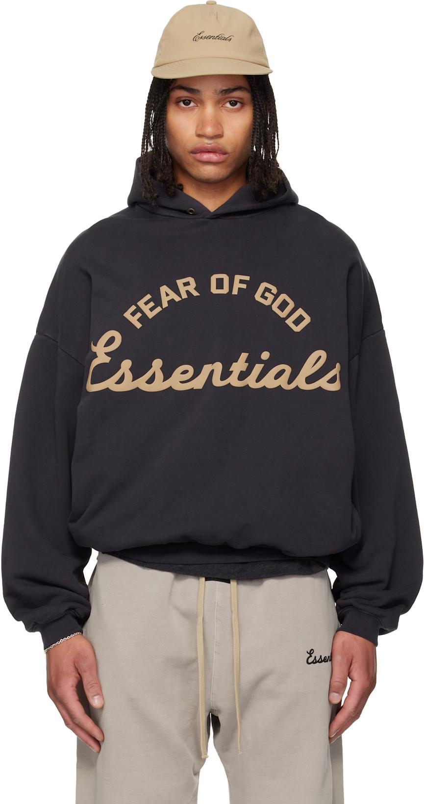 Black Training 90s Hoodie by FEAR OF GOD