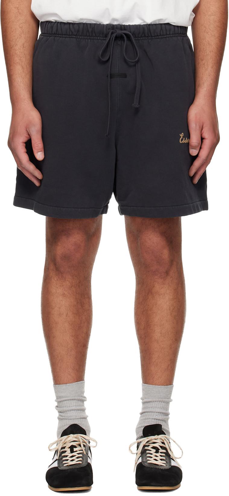 Black Training Classic Sweat Shorts by FEAR OF GOD