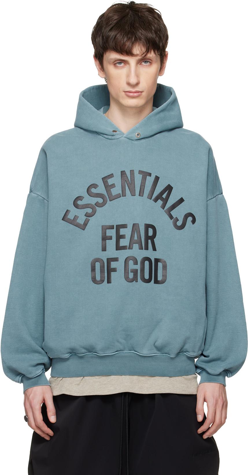Blue Campus 90s Hoodie by FEAR OF GOD