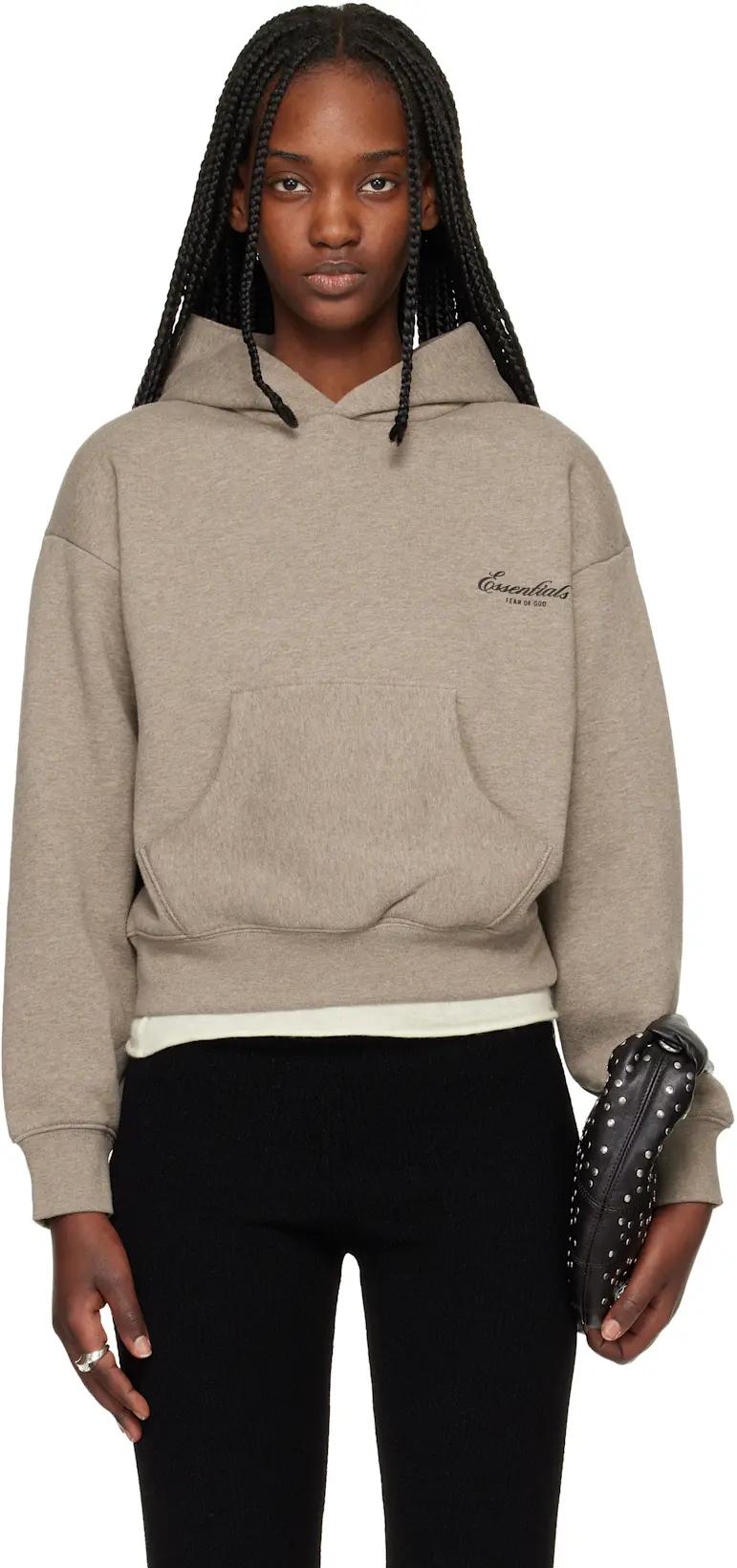 Brown Classic Hoodie by FEAR OF GOD