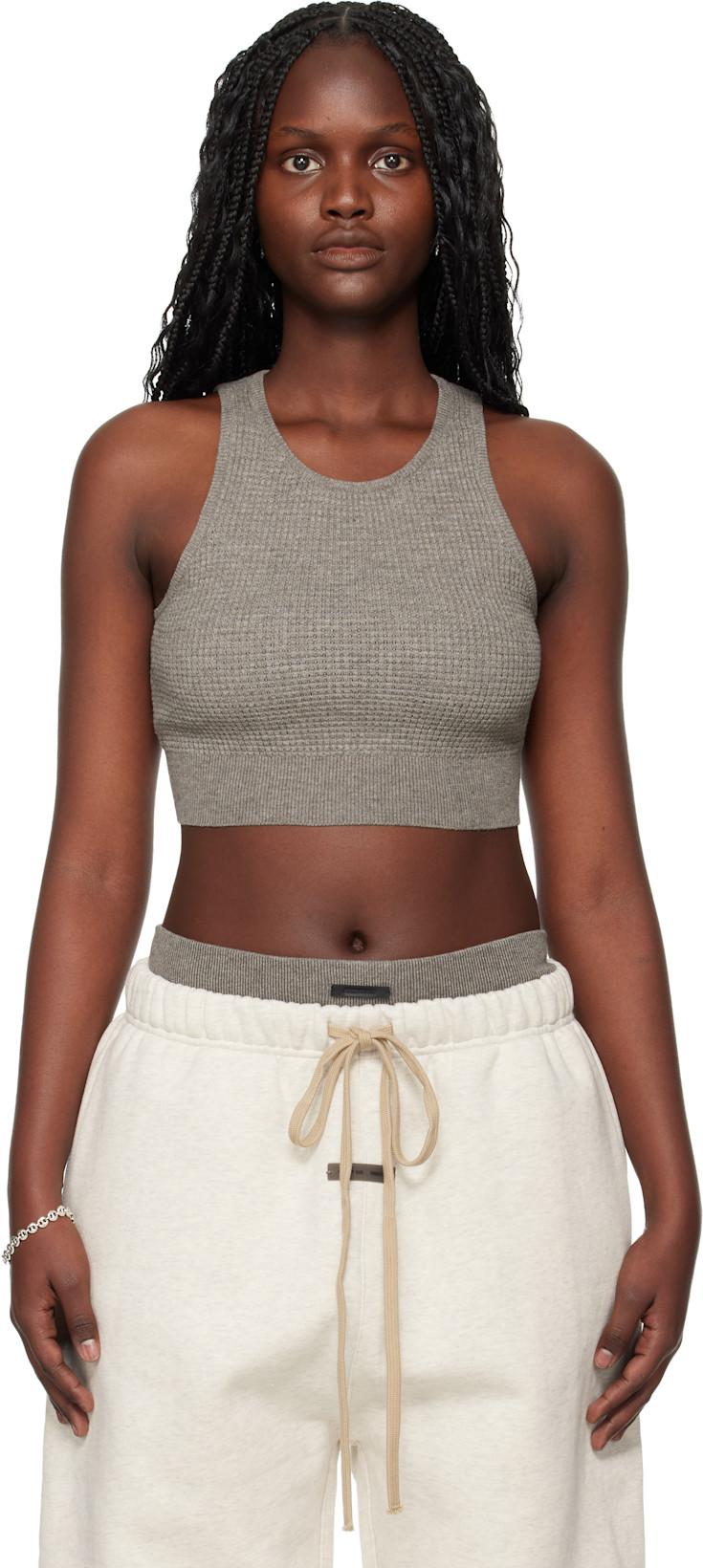 Brown Holiday Waffle Sport Tank Top by FEAR OF GOD