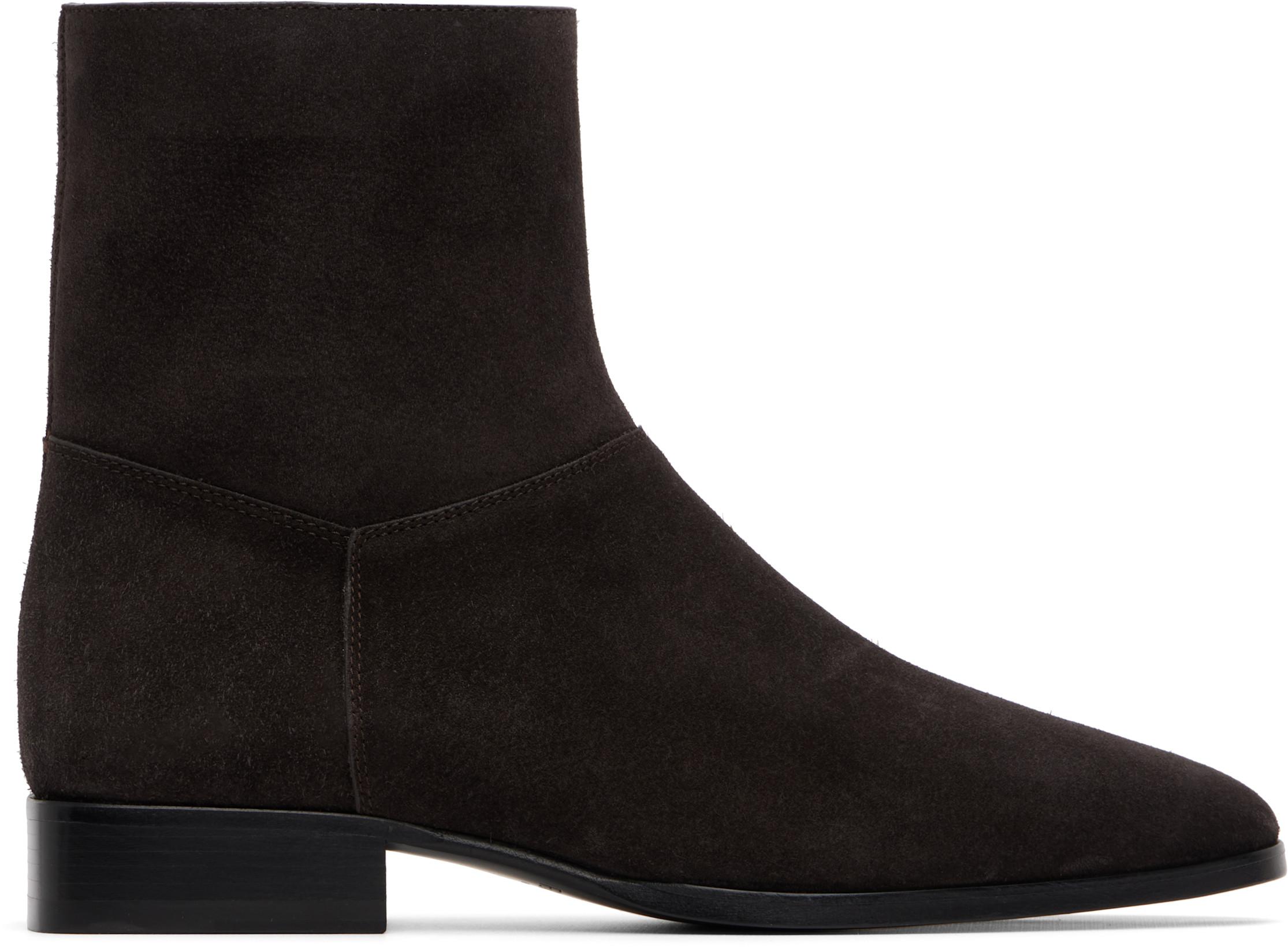Brown Suede Boots by FEAR OF GOD
