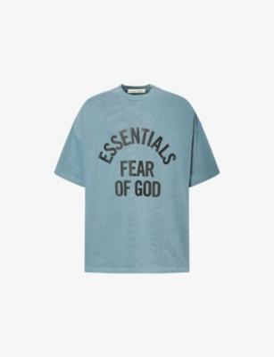 Campus '90s Brand-Print Cotton-Jersey T-Shirt by FEAR OF GOD