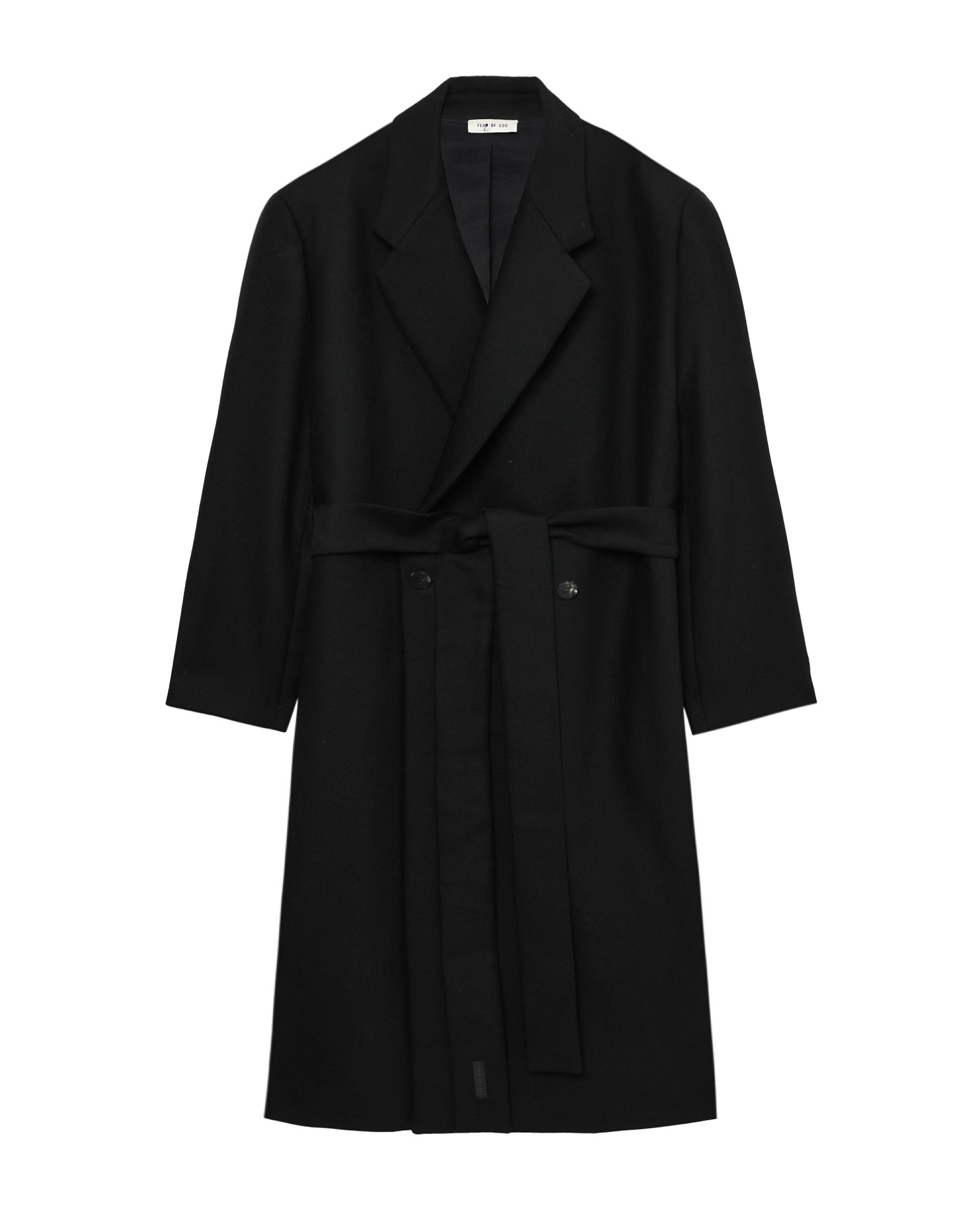 Double-breasted overcoat by FEAR OF GOD