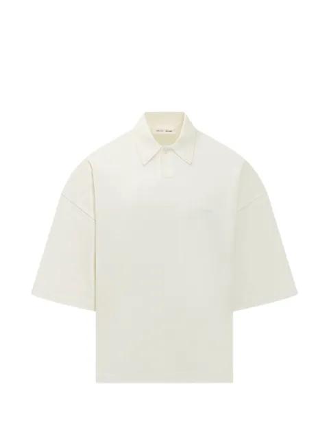 Essentials logo-embroidered polo shirt by FEAR OF GOD