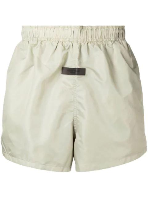 Essentials logo-patch shorts by FEAR OF GOD