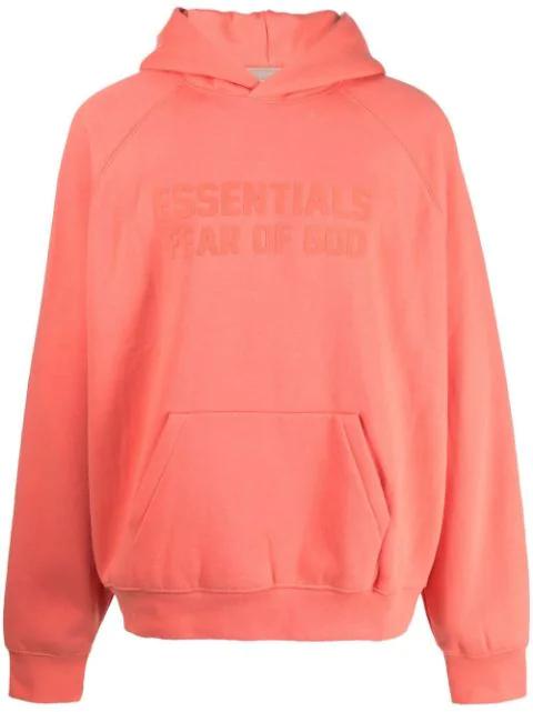 Essentials logo-print cotton hoodie by FEAR OF GOD