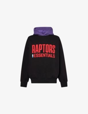 FOG x ESSENTIALS x NBA Raptor Sports Cotton-Blend Hoodie by FEAR OF GOD