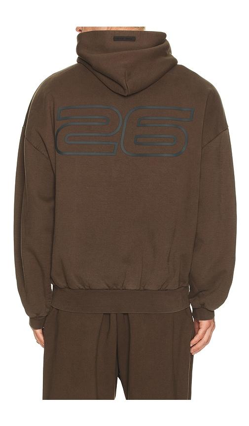 Fear of God ESSENTIALS 90'S Hoodie in Brown by FEAR OF GOD