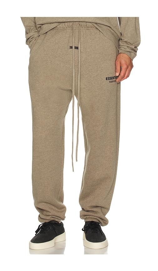 Fear of God ESSENTIALS Classic Fit Fleece Sweatpant in Neutral by FEAR OF GOD