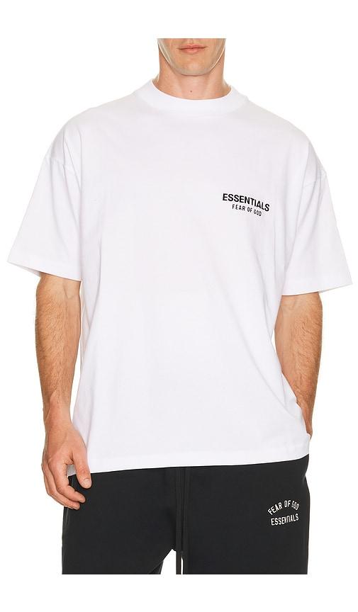 Fear of God ESSENTIALS Classic Fit T-Shirt in White by FEAR OF GOD