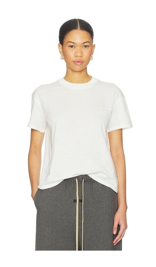Fear of God ESSENTIALS Classic Fit Tee in Ivory by FEAR OF GOD