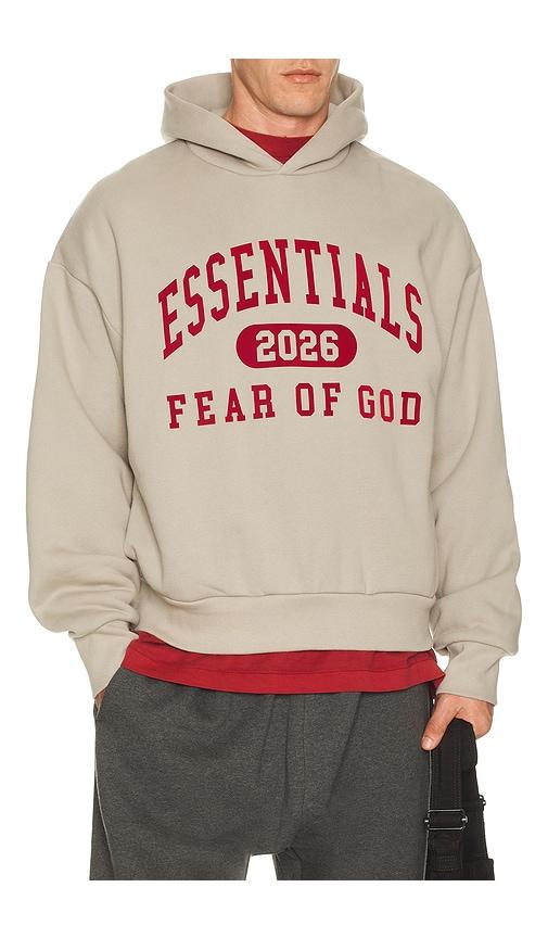 Fear of God ESSENTIALS Classic Hoodie in Grey by FEAR OF GOD
