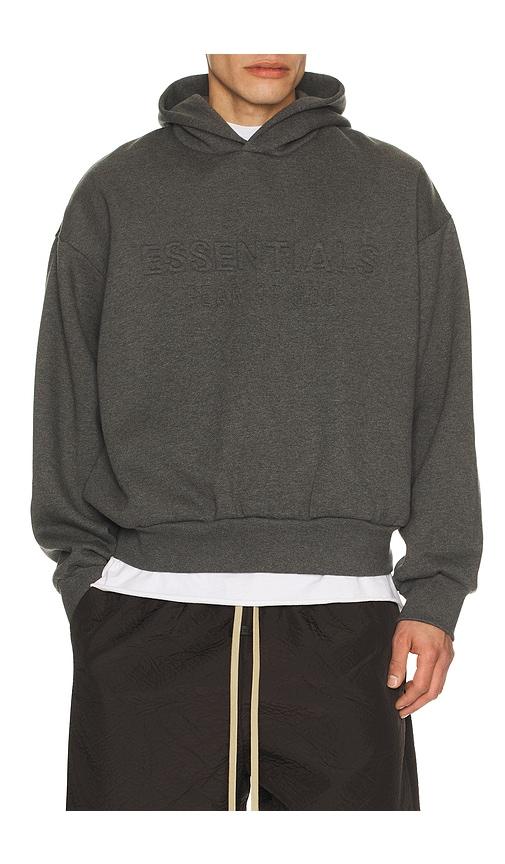 Fear of God ESSENTIALS Classic Hoodie in Grey by FEAR OF GOD