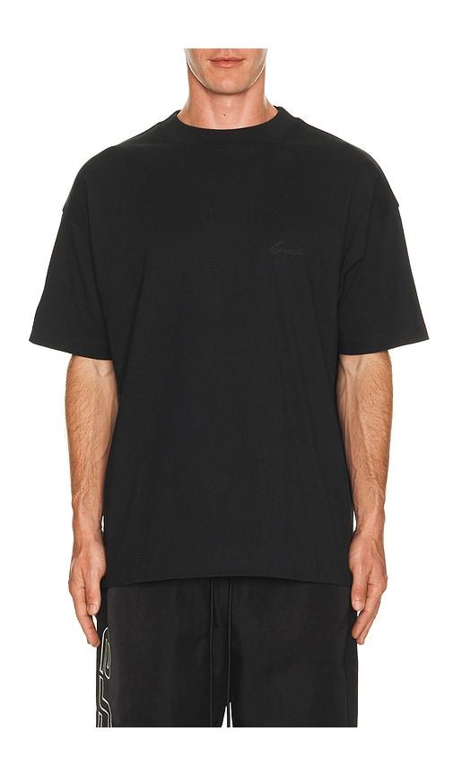 Fear of God ESSENTIALS Classic Short Sleeve Tee in Black by FEAR OF GOD
