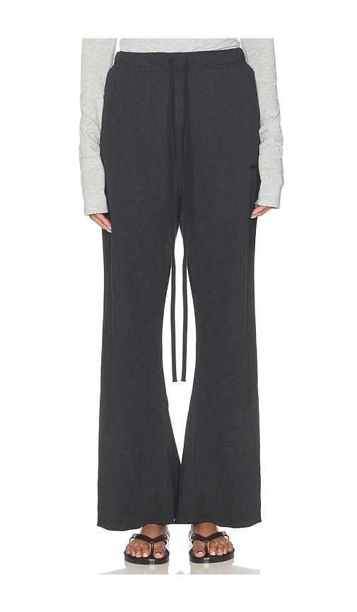 Fear of God ESSENTIALS Flare Pant in Black by FEAR OF GOD